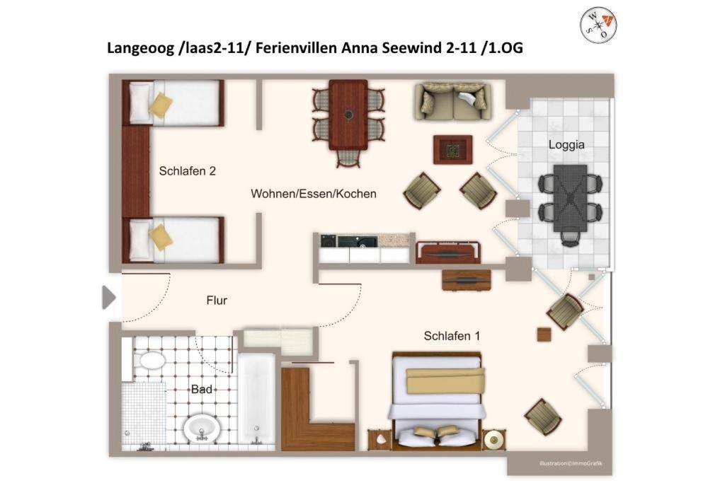Apartmentvilla Anna See Apartmentvilla Anna See 2-11 Langeoog Exteriér fotografie
